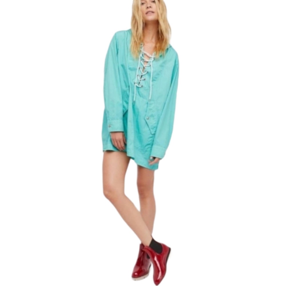 Free People Parka Hooded wind breaker Jacket